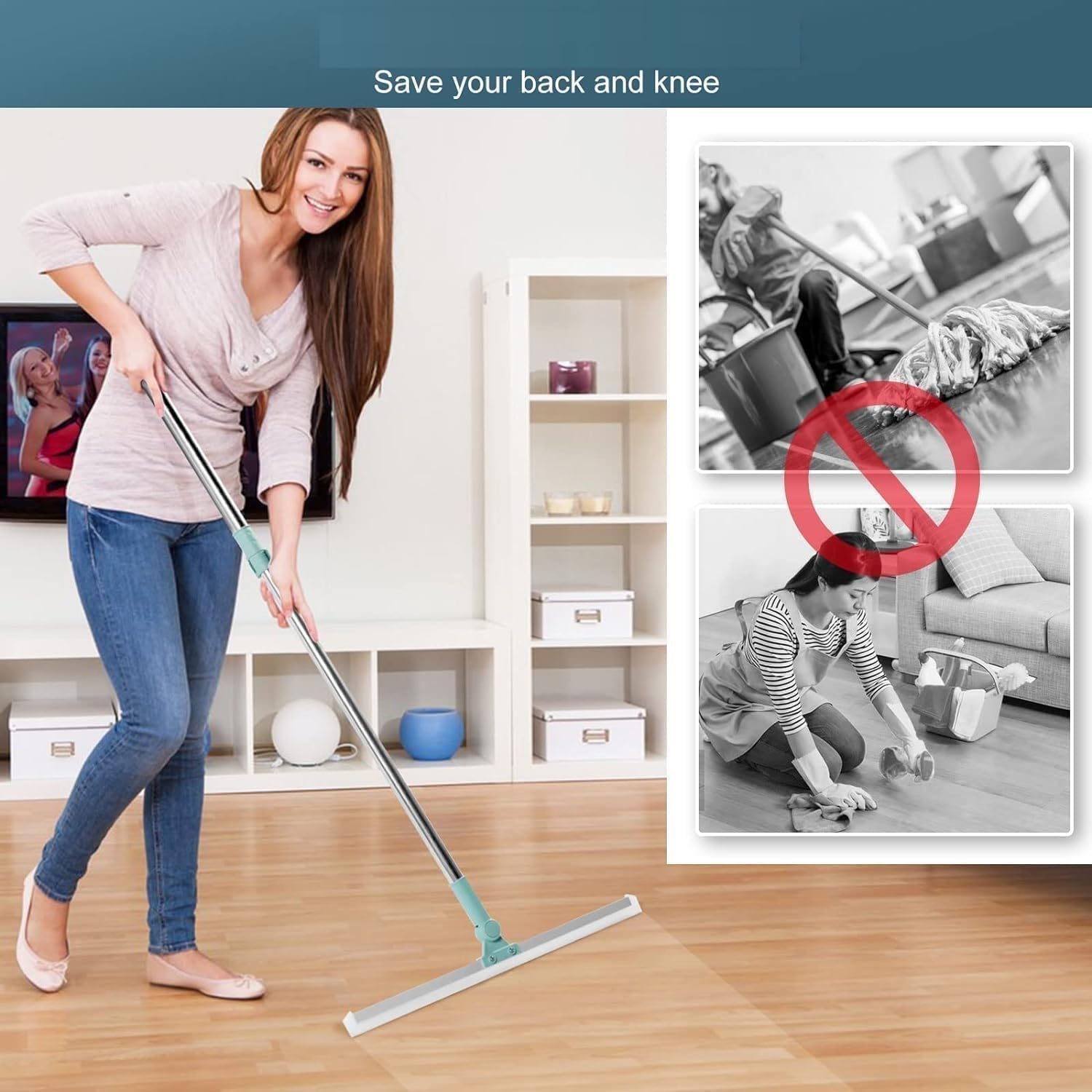 Urban Hive Magic Broom Silicone Floor Wipe