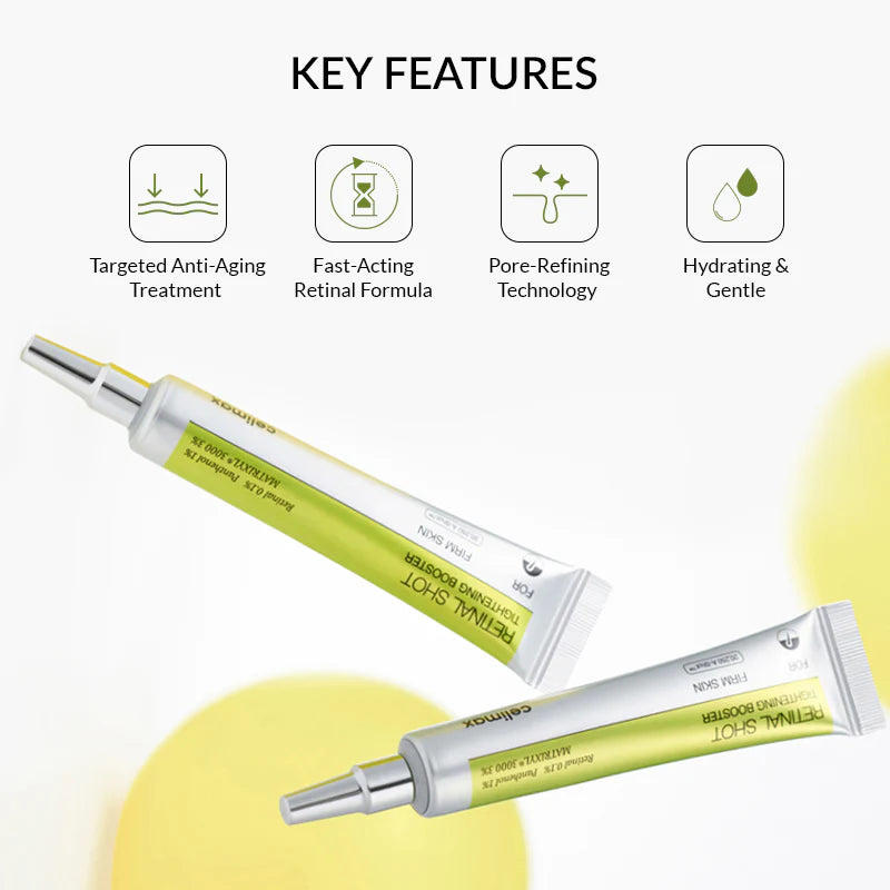 The Vita-A Retinal Shot Tightening Booster – Anti-Aging Retinal Serum with 0.1% Retinal, Matrixyl & Niacinamide (15 ml)