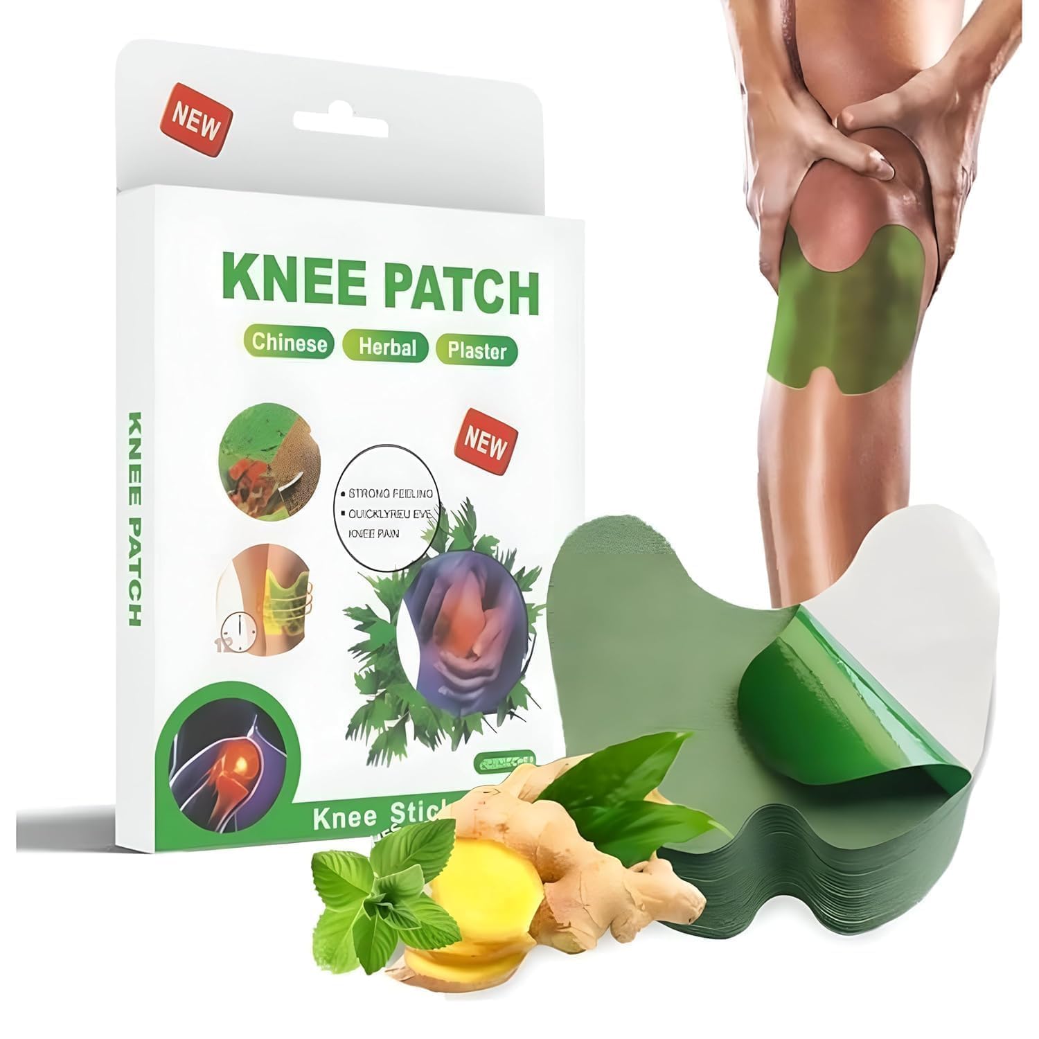 Herbal Knee Patches- Pain Relief Knee Pads (PACK OF 10)