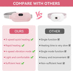 Cramp Relief Heating Pad & Massager — USB Rechargeable