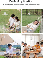 Rechargeable Portable Mini Fan with Remote Control | Foldable Cooling Fan for Home, Office & Travel