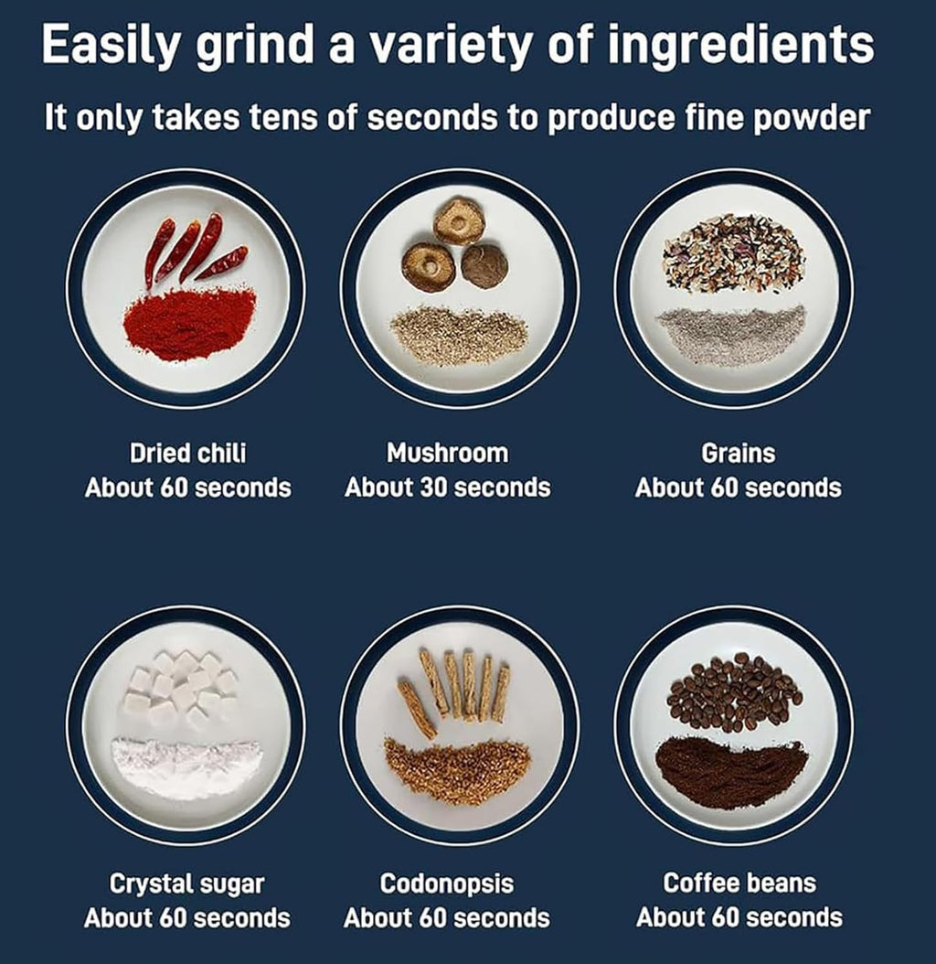 Electric Spice & Coffee Grinder for Kitchen – Stainless Steel Masala Grinder Machine