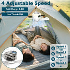 Rechargeable Portable Mini Fan with Remote Control | Foldable Cooling Fan for Home, Office & Travel