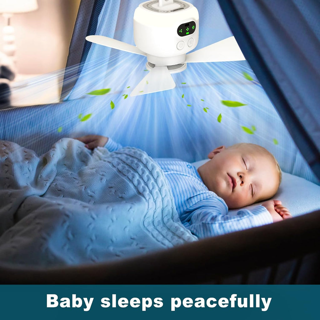 Rechargeable Portable Mini Fan with Remote Control | Foldable Cooling Fan for Home, Office & Travel