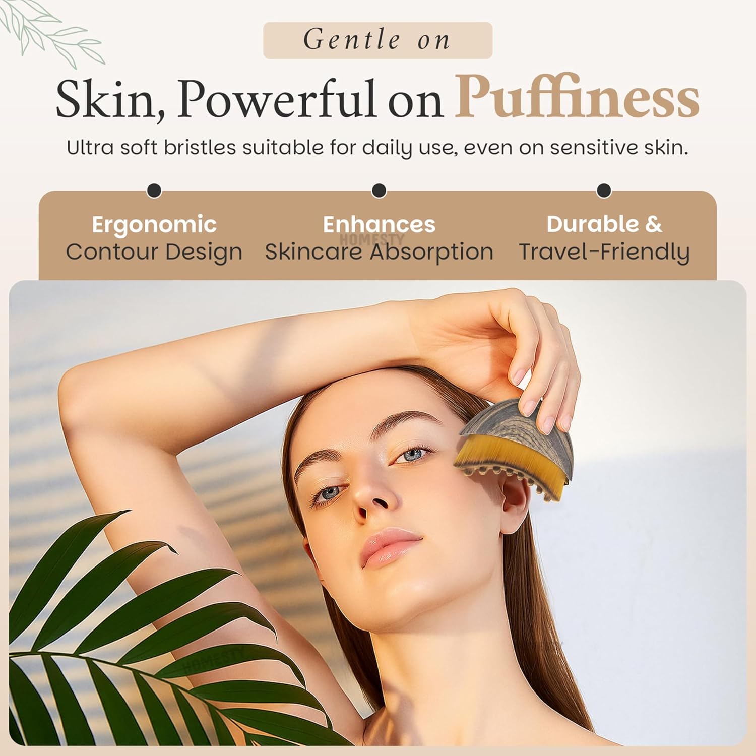 Lymphatic Facial Brush – Deep Cleansing, Contour & Glow | Best Facial Sculpting Tool