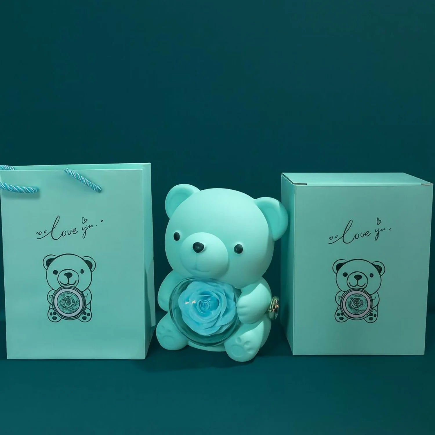 Valentine Teddy Bear Ring Box Gift | Romantic Surprise for Girlfriend