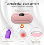 Cramp Relief Heating Pad & Massager — USB Rechargeable